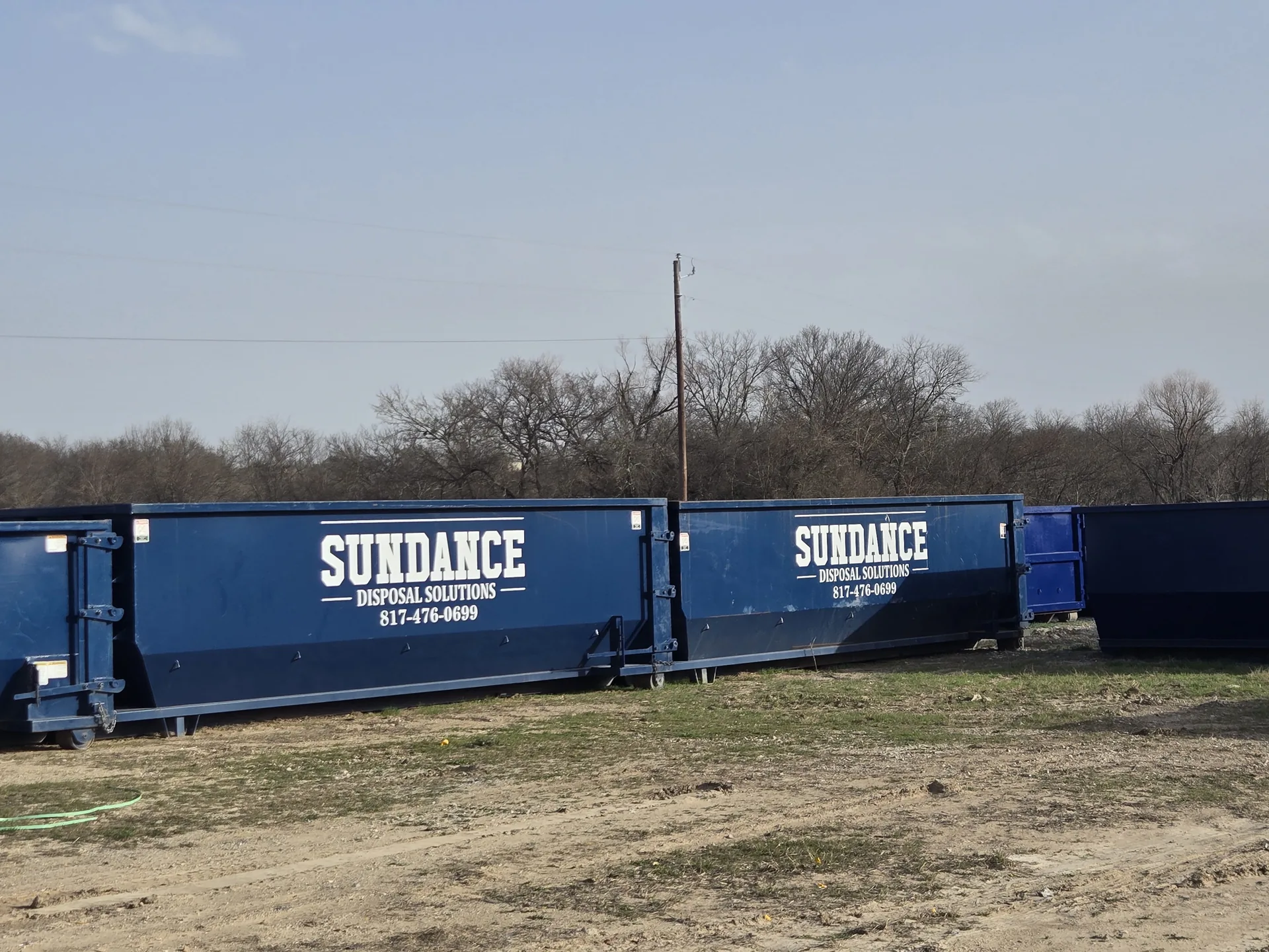Fleet of roll-off dumpsters